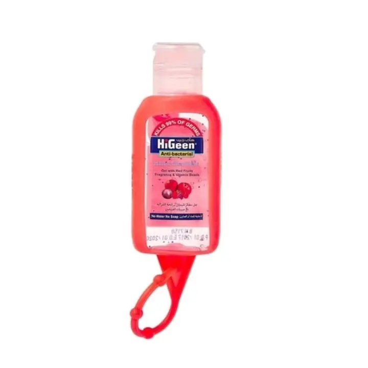 HiGeen Hand Sanitizer silicon holder -Fruits- 50ml